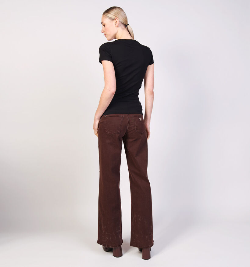 Guess Zwarte T-shirt Guess Zwarte T-shirt voor dames (364384)