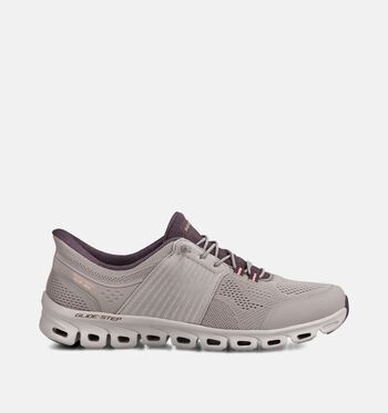 Skechers Hands Free Slip-ins Low Sneakers Wit/Taupe