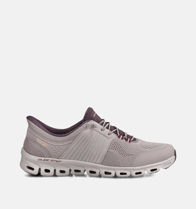 Skechers Glide-Step Stargaze Taupe Slip-ons voor dames (367838) - geschikt voor steunzolen