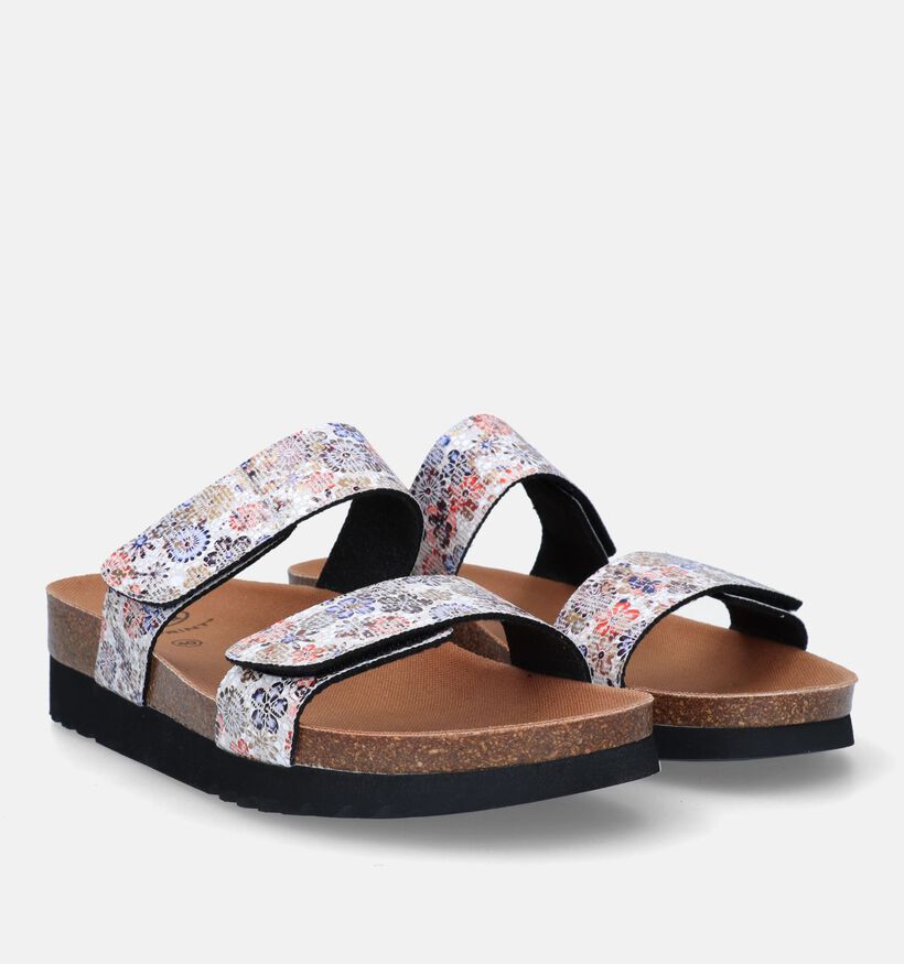Scholl Greeny 2 Straps 2.0 Witte Slippers voor dames (336776)
