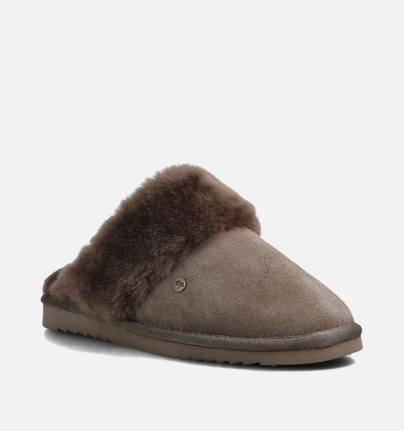 Flurry Pantoufles ouvertes en Gris pour femmes (362521)