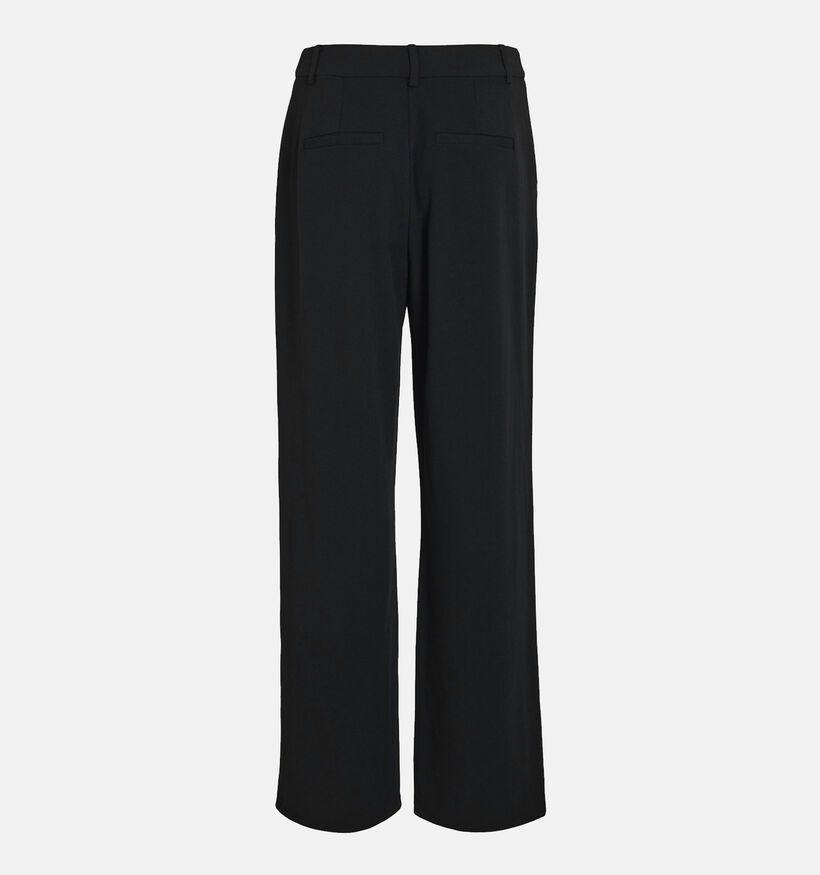 Vila Clua Wide Button Pants Zwarte Broek voor dames (361333)