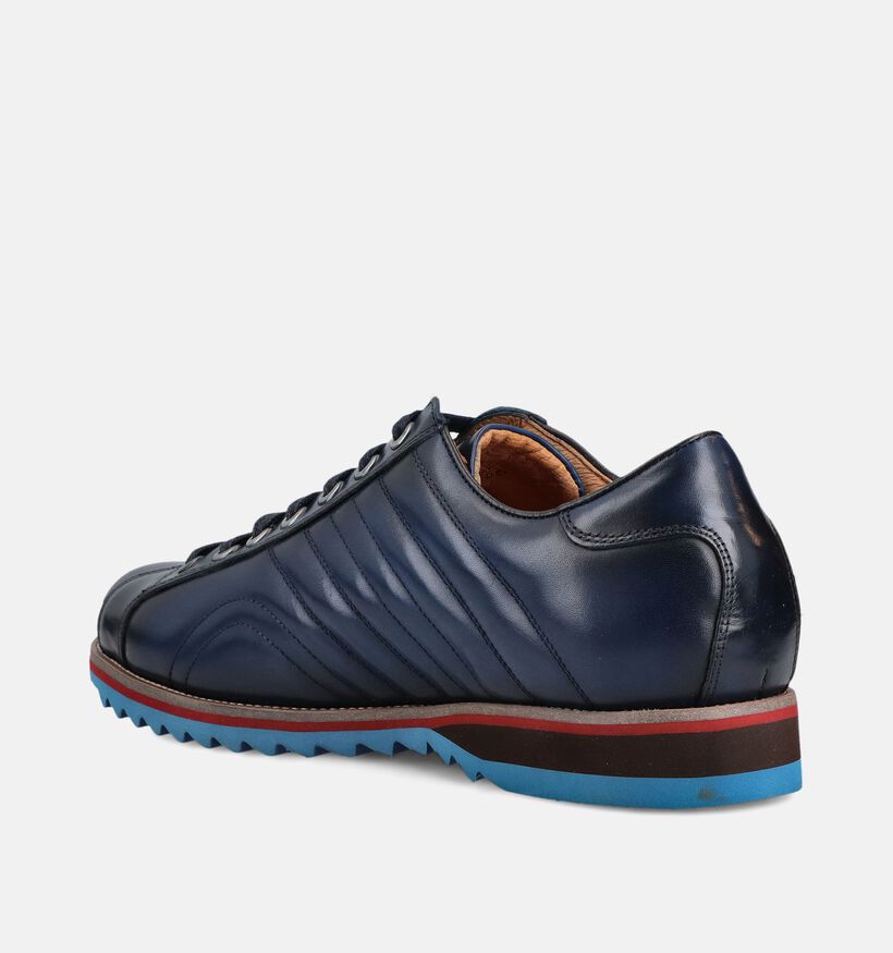 Enzo Vita Achille 11 Chaussures plates en Bleu fonc&eacute; pour hommes (382291) - pour semelles orthop&eacute;diques