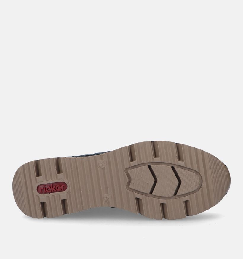 Rieker Baskets Wedge en Noir pour femmes (331599) - pour semelles orthopédiques