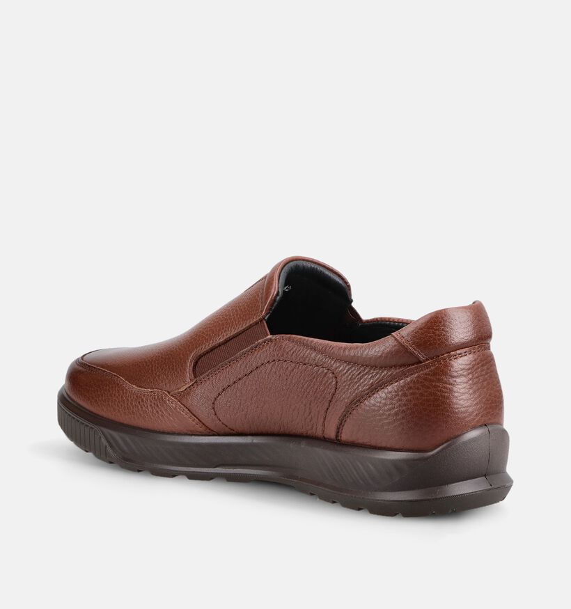 G-Comfort Mocassins en Cognac pour hommes (381388) - pour semelles orthop&eacute;diques