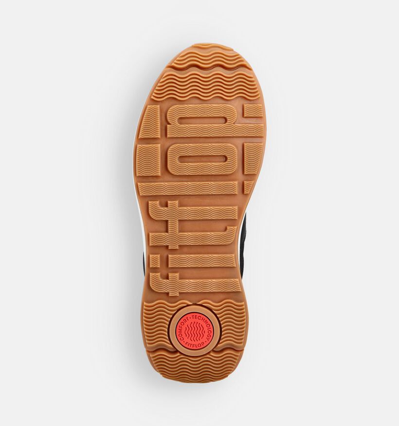FitFlop Mode Flow Flatform Zwarte Sneakers voor dames (361451) - geschikt voor steunzolen