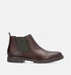 Rieker Bottines Chelsea en Brun foncé pour hommes (347447)