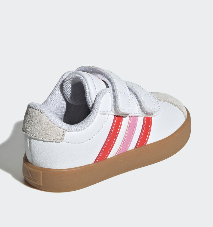 adidas VL Court Witte Sneakers voor meisjes (357481) - geschikt voor steunzolen