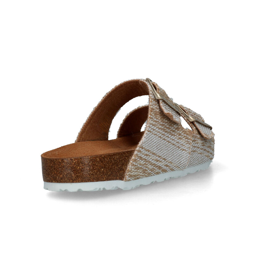 Tamaris Beige Slippers in stof (335129)