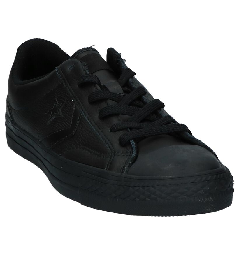 Converse Star Player OX Zwarte Monochrome Sneakers, , pdp