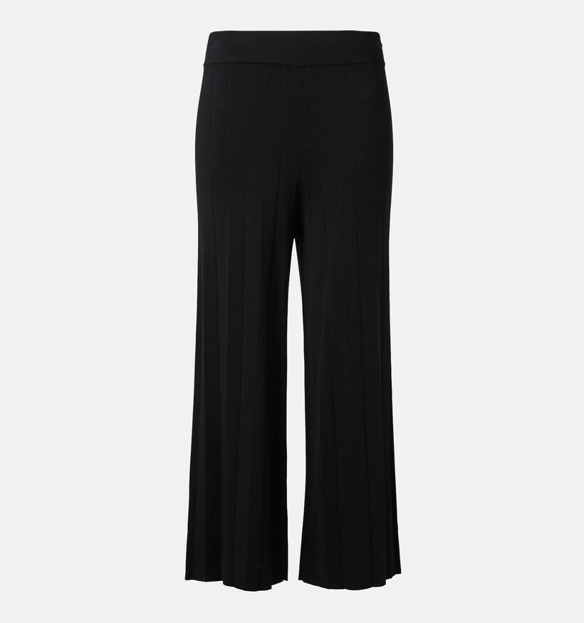 comma Zwarte Wijde broek voor dames (345676)
