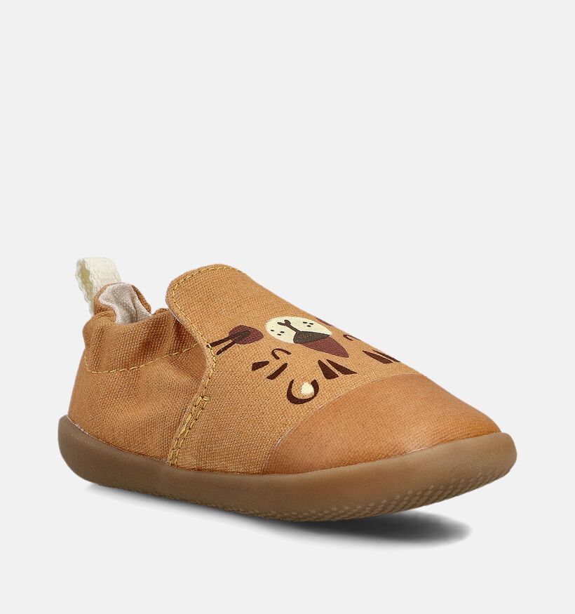 Bobux Cosy Leo Chaussons pour bébé en Cognac pour filles, garçons (362159)
