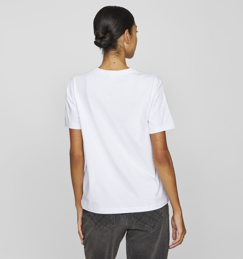 Vila Nora Witte T-shirt voor dames (368096)