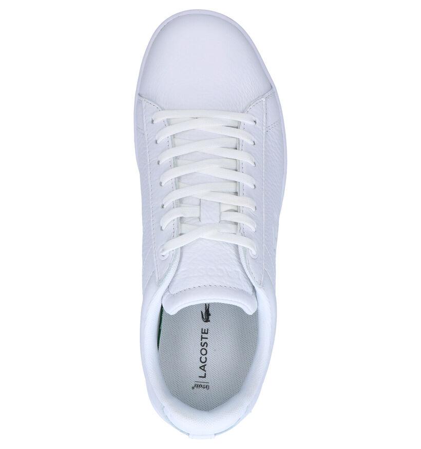 Lacoste Carnaby Evo Witte Sneakers in leer (267978)