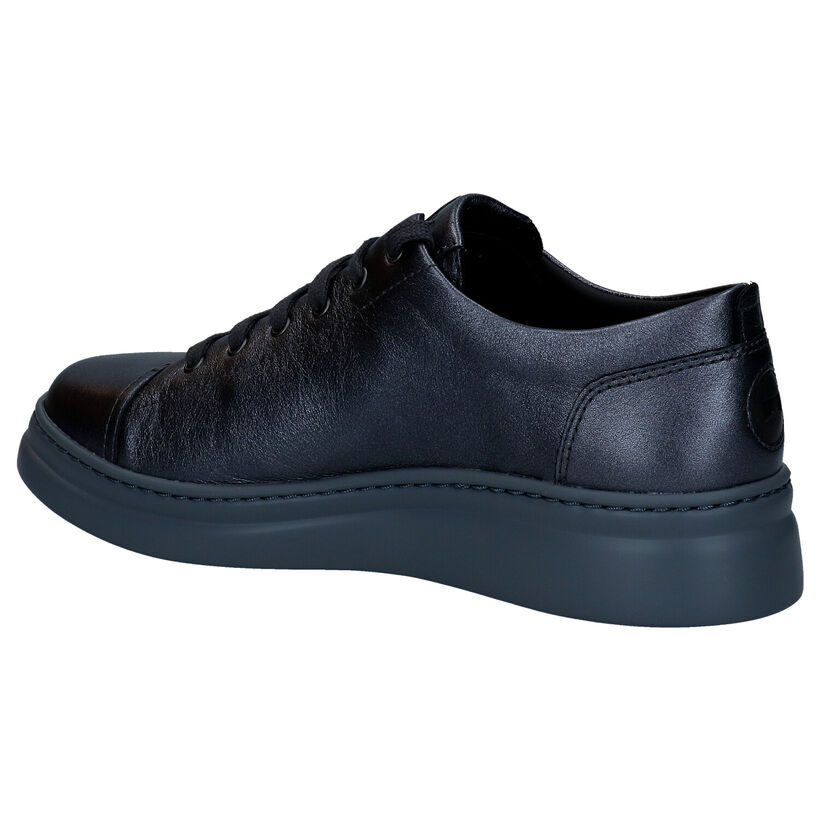 Camper Zilveren Veterschoenen in leer (282822)