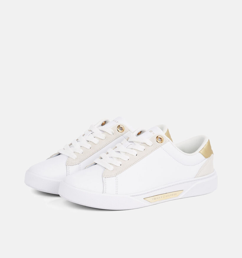 Tommy Hilfiger Chic Court Witte Sneakers voor dames (349712) - geschikt voor steunzolen