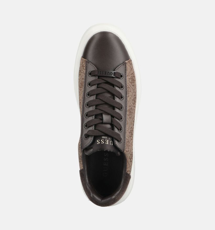 Guess Elba Chaussures plates en Brun pour hommes (375733) - pour semelles orthop&eacute;diques