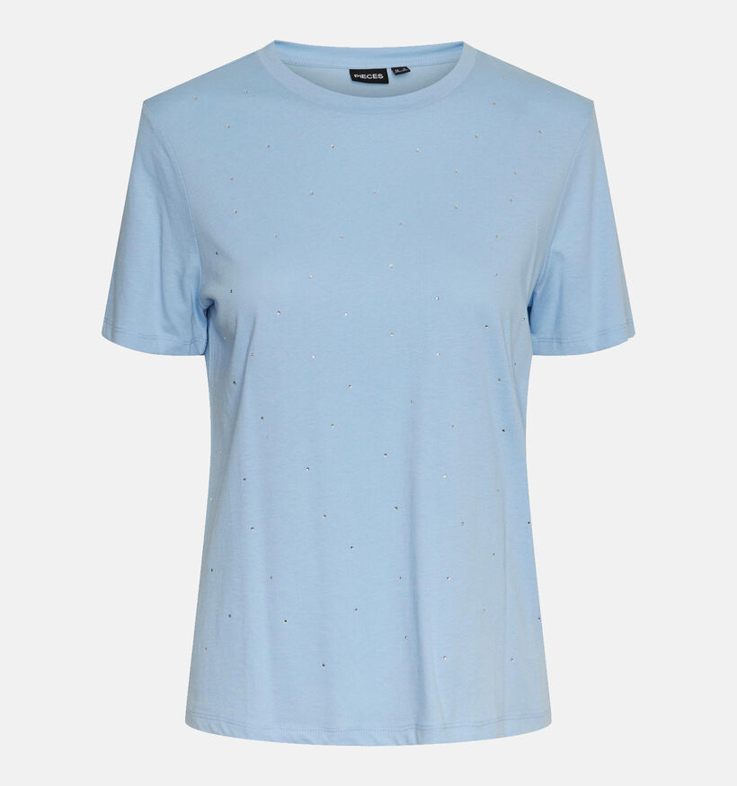 Pieces Anita T-shirt en Bleu pour femmes (342023)