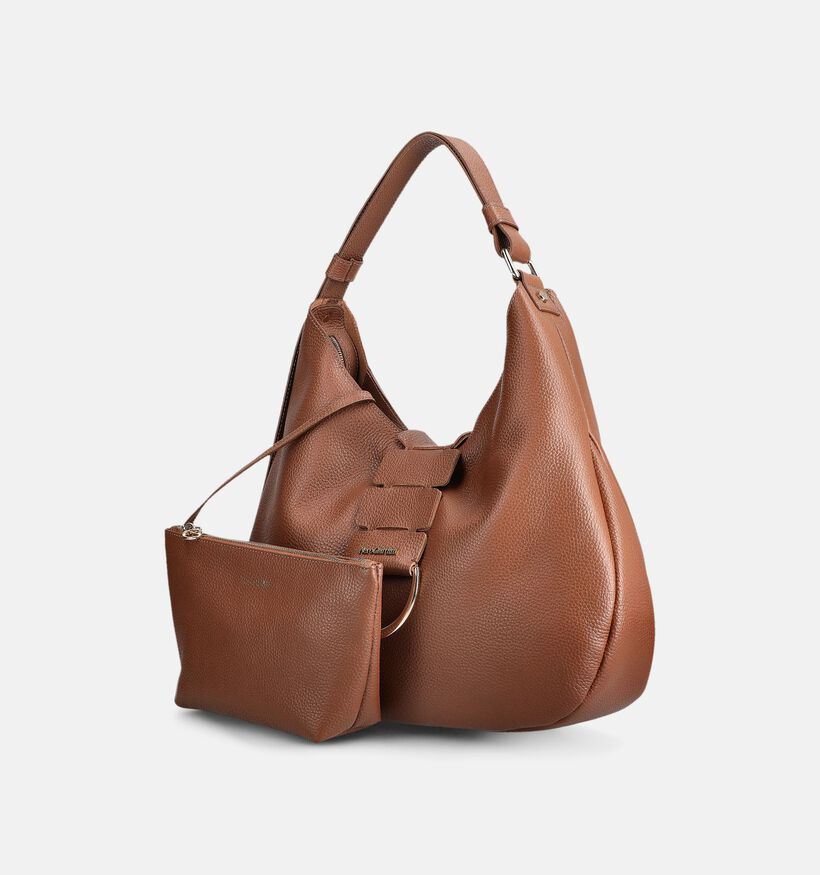 NeroGiardini Bruine Grote Schoudertas voor dames (370617)