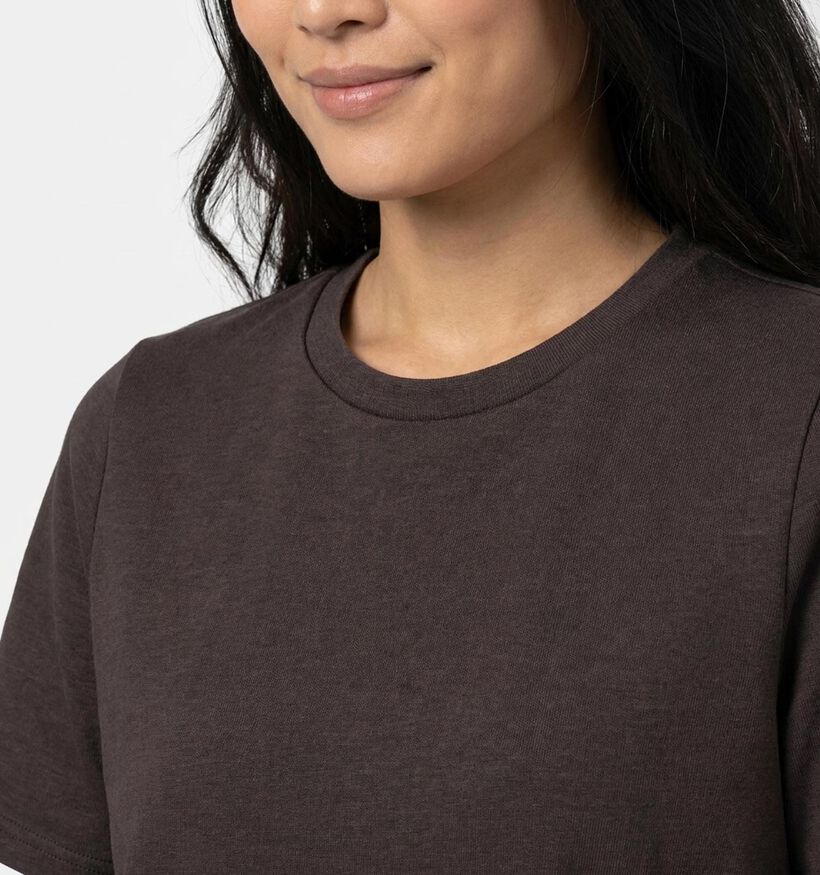 Vero Moda Hali Donkerbruine T-shirt voor dames (377616)
