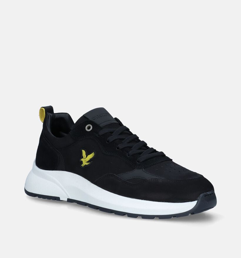 Lyle & Scott Zwarte Veterschoenen voor heren (348707) - geschikt voor steunzolen