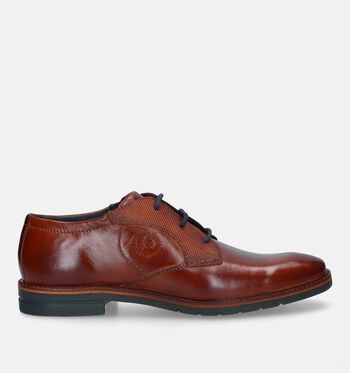 Geklede schoenen cognac