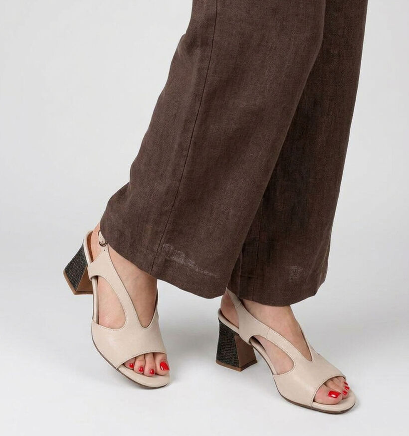 Tamaris Sandales &agrave; talons en Beige pour femmes (371702)