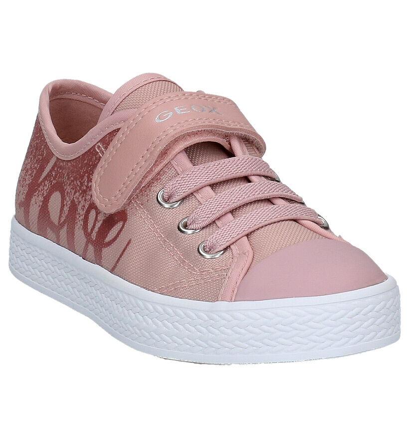 Geox Ciak Chaussures en Rose en simili cuir (286927)