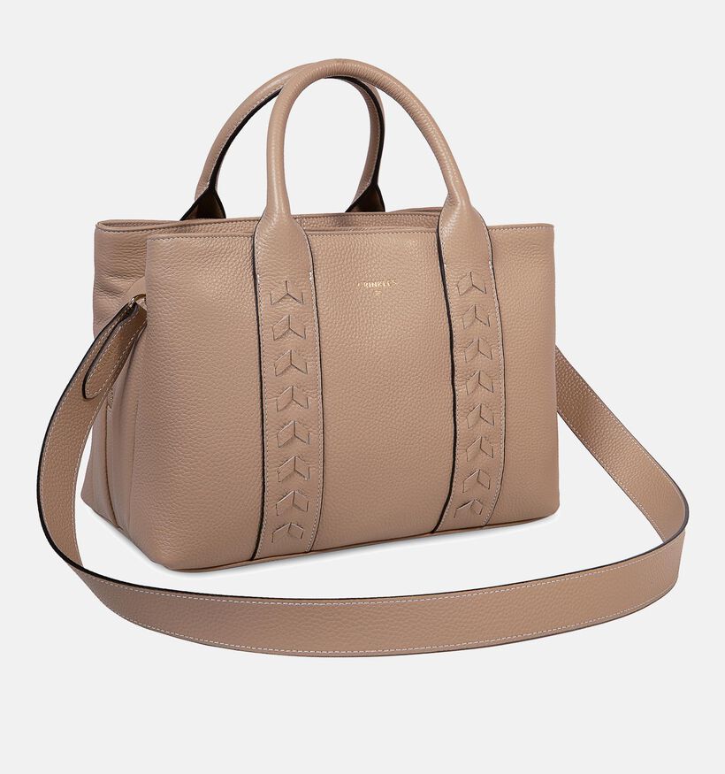 Crinkles Handtas Taupe voor dames (358524)