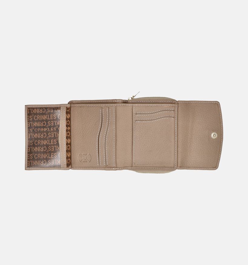 Crinkles Taupe Portemonnee voor dames (358113)