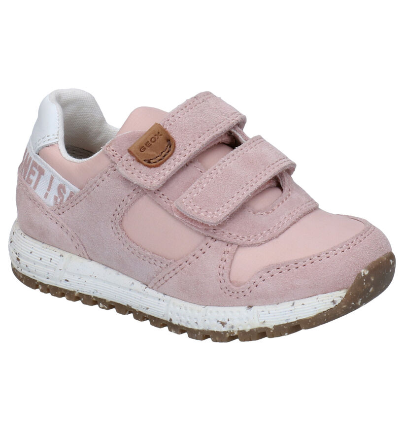 Geox Alben Baskets en Rose en textile (286940)