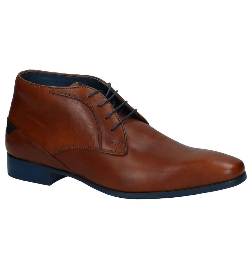 Ambiorix Chaussures hautes en Cognac en cuir (231740)