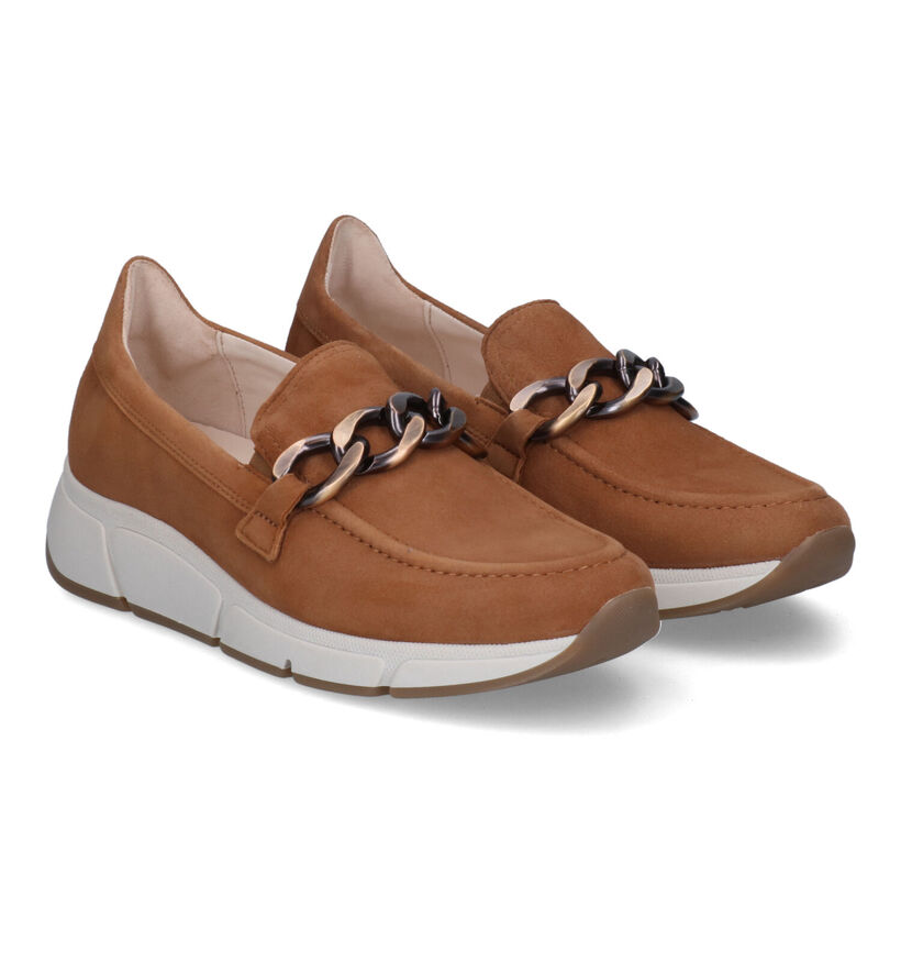 Gabor OptiFit Slip-on en Cognac pour femmes (312485) - pour semelles orthopédiques