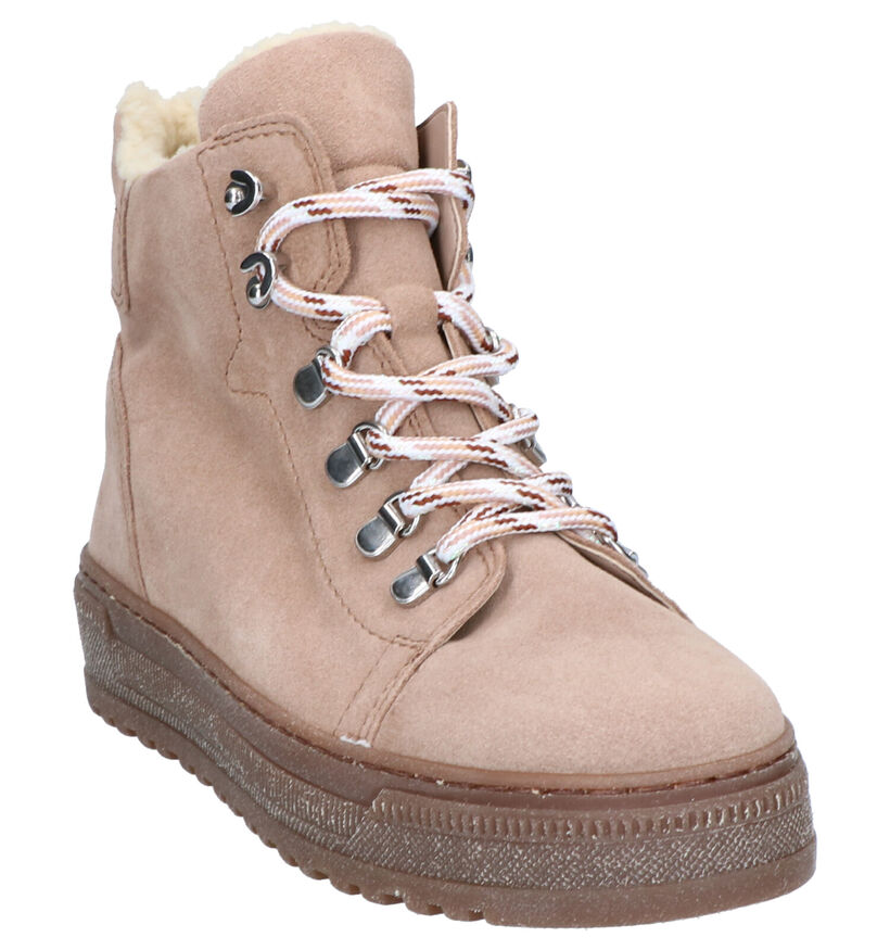 Gabor Best Fitting Taupe Boots in daim (260245)