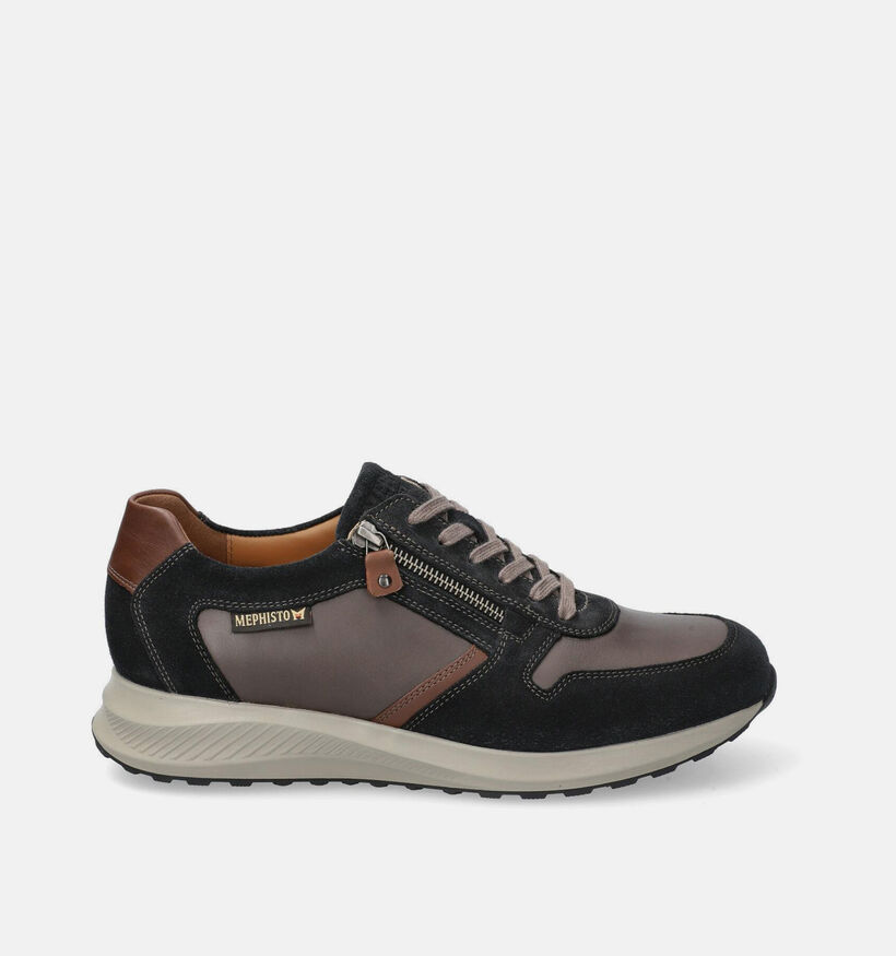 Mephisto Dino Velsport Chaussures plates en Marron pour hommes (379006) - pour semelles orthop&eacute;diques
