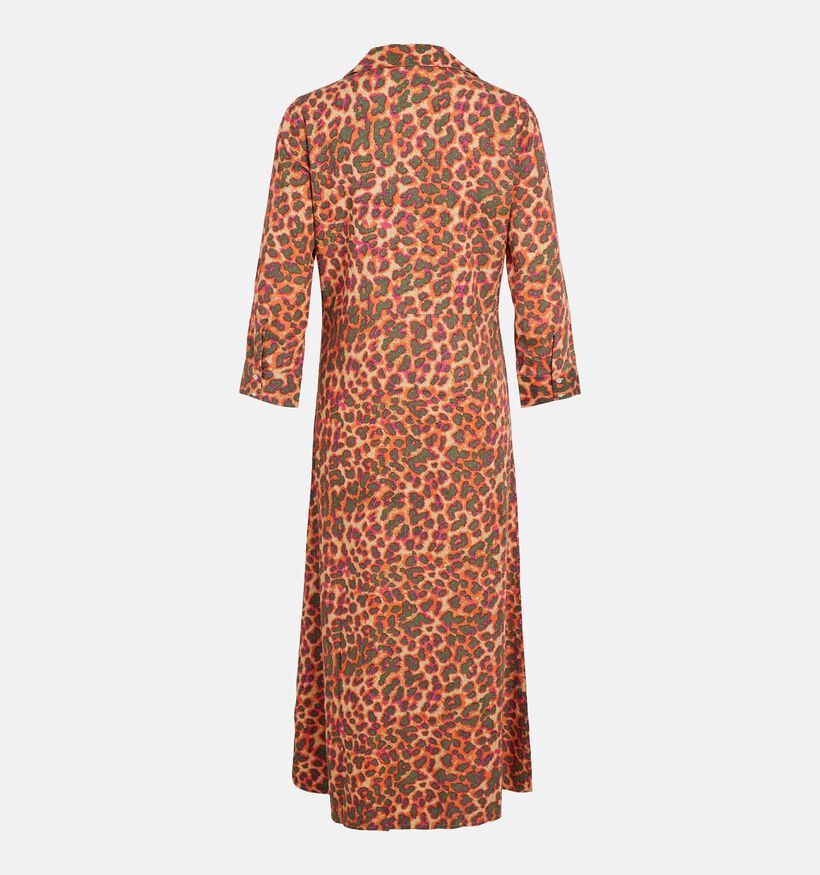 Vila Luni Leo Robe Long en Orange pour femmes (323727)