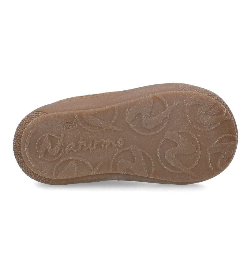 Naturino Cocoon Suede Bruine Babyschoentjes voor meisjes, jongens (355489) - geschikt voor steunzolen