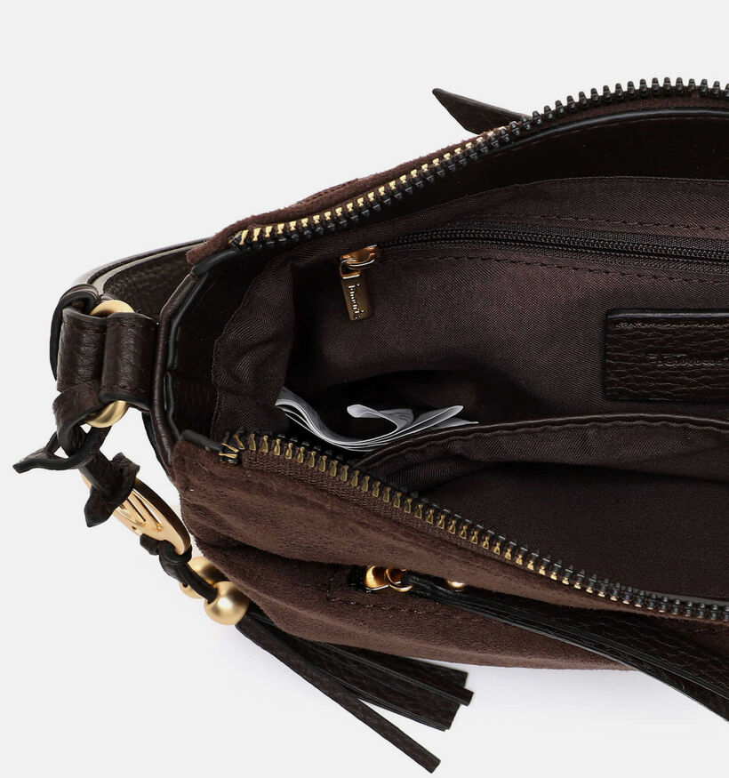 Tamaris Mareike Donkerbruine Crossbodytas voor dames (378709)