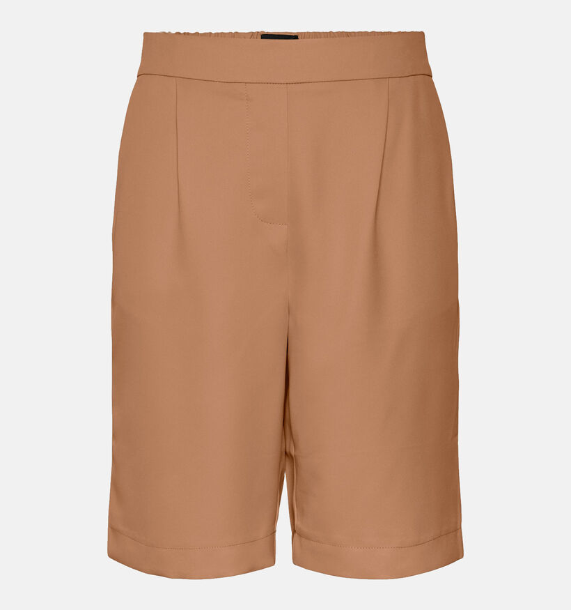 Pieces Tally Bermuda en camel pour femmes (323754)
