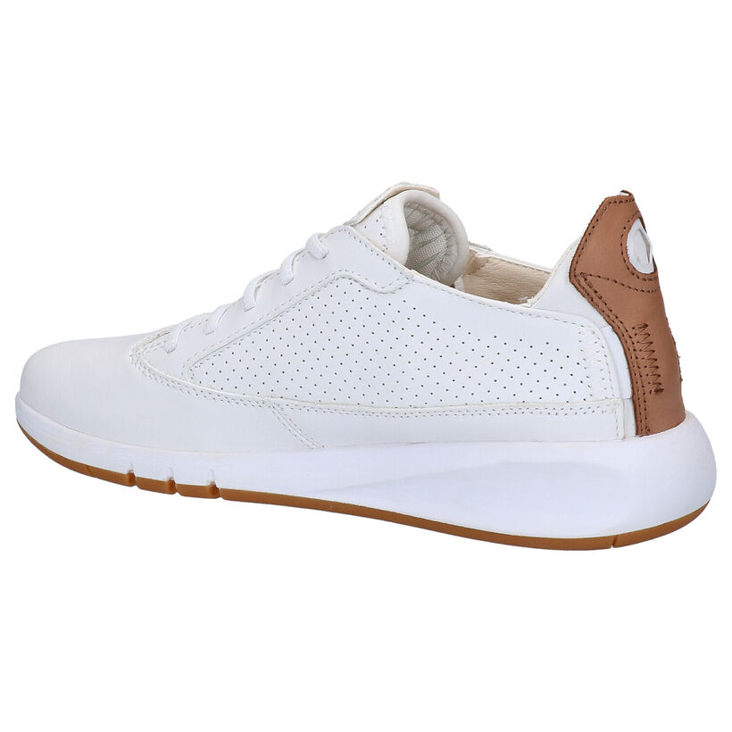 Geox Aerantis Ecru Sneakers in leer (266865)