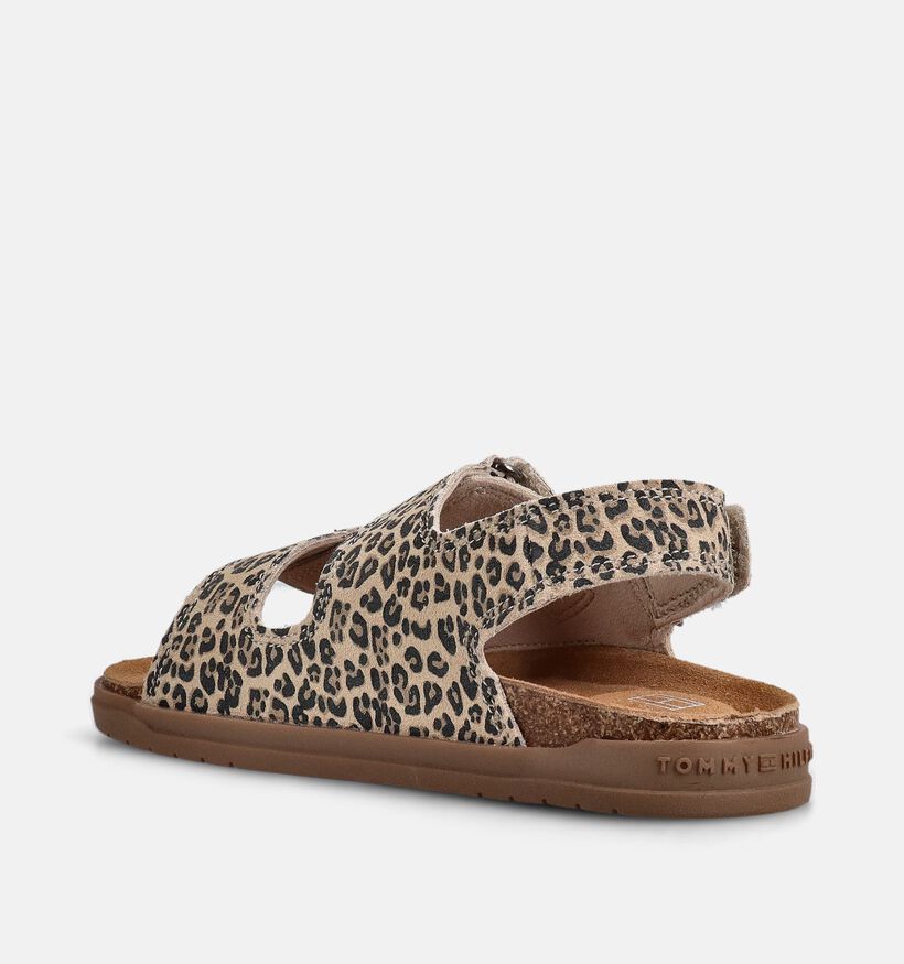 Tommy Hilfiger Sandales Leopard en Beige/Marron pour filles (368695)
