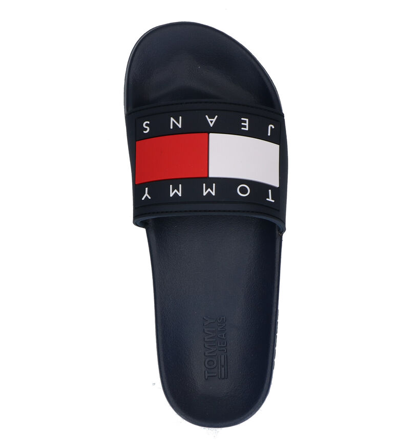 TH Tommy Jeans Flag Blauwe Badslippers voor dames (303956)