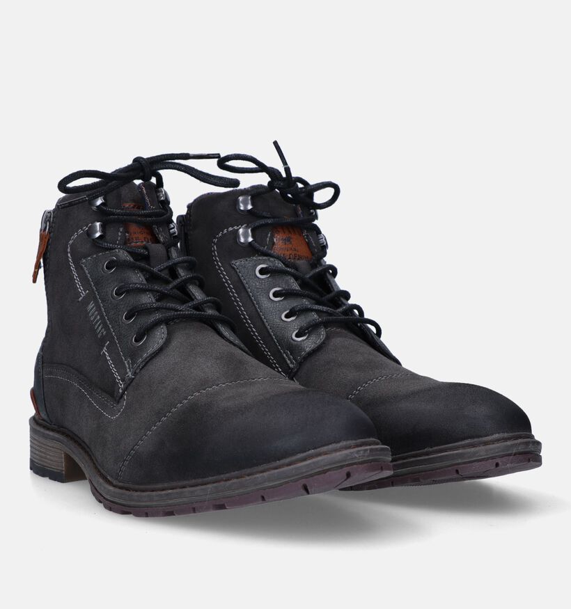 Mustang Boots à lacets en Gris pour hommes (329594)