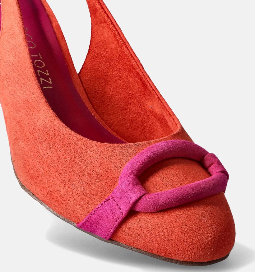 Marco Tozzi Oranje Slingback pumps voor dames (352550)