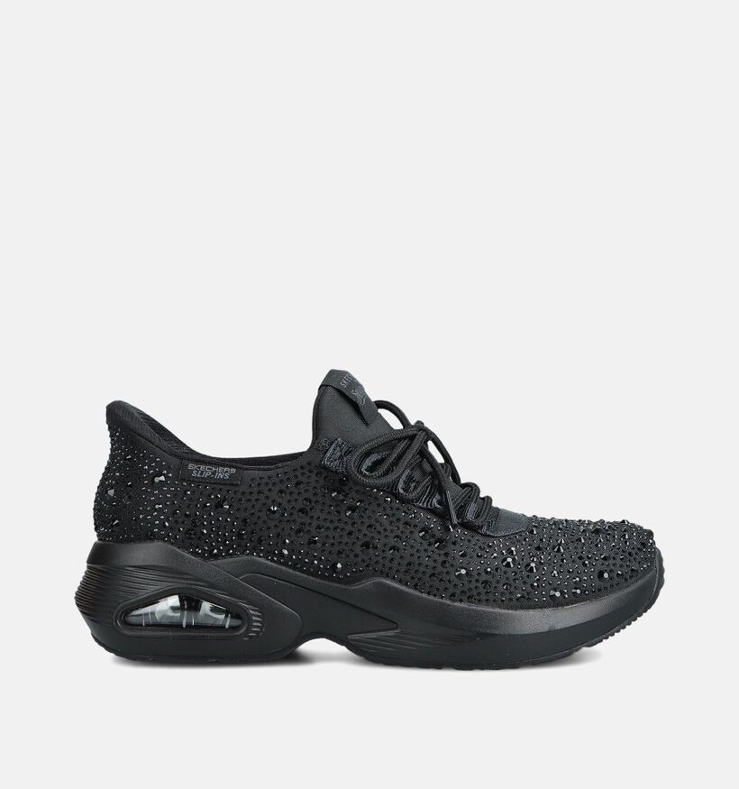 Skechers x Snoop Dogg Uno Rhinestoned Zwarte Sneakers voor dames (366472) - geschikt voor steunzolen