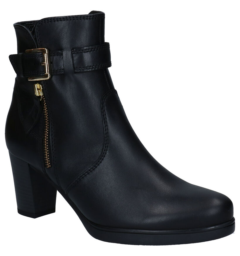 Gabor Bottillons en Noir en cuir (282425)