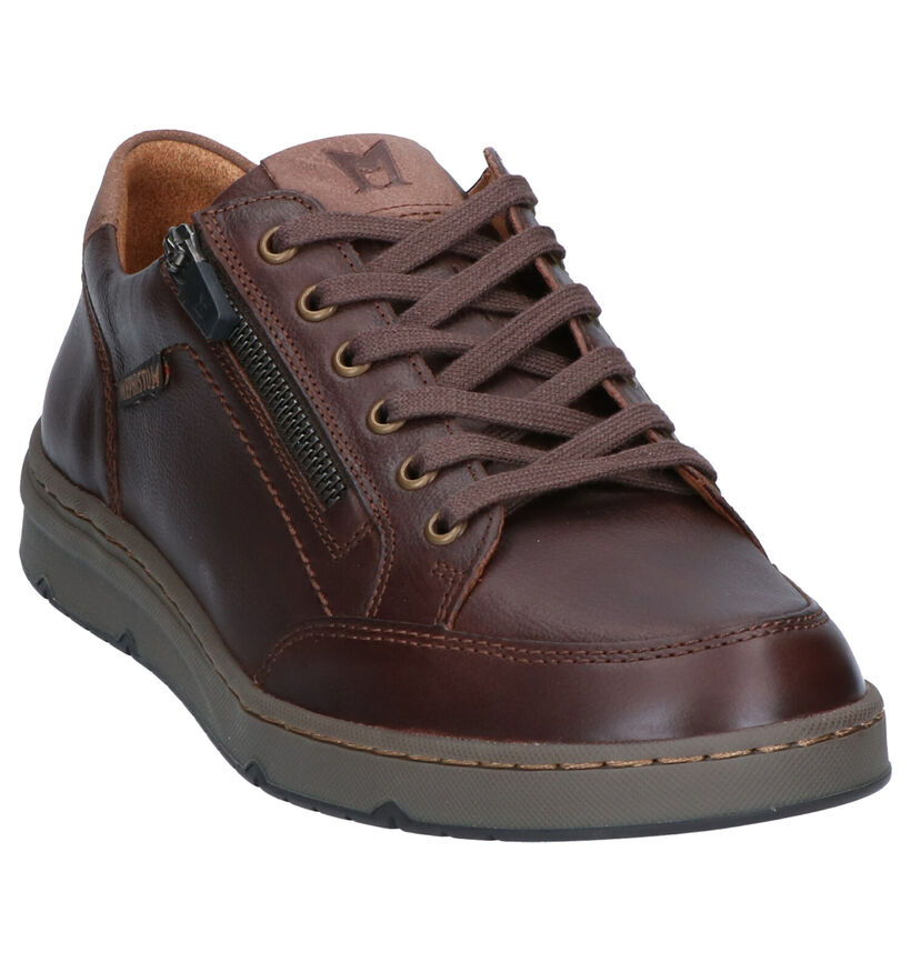 Mephisto Jeremy Kansas Donkerbruine Veterschoenen in leer (259898)