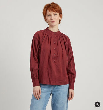 Orfeo Blouses Beige/Rose/Bordeaux