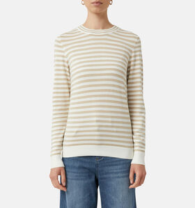 comma casual identity Pull en Beige pour femmes (364860)