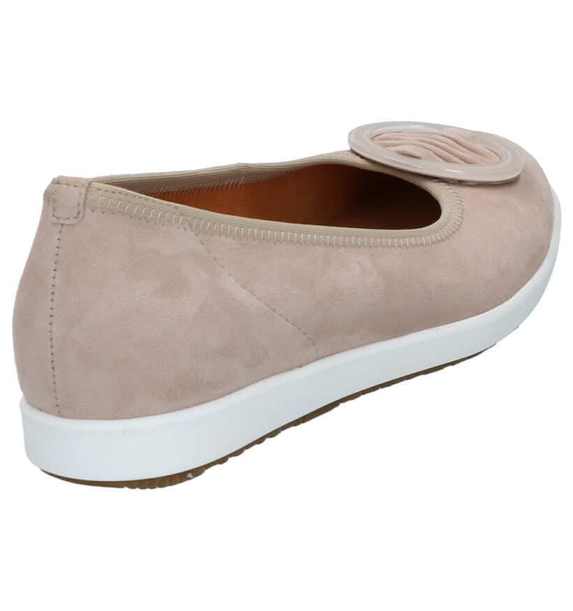 Gabor Easy Walking Ballerines en Taupe en daim (271491)